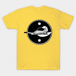 Eternity otter travelling the yin yang river of time T-Shirt